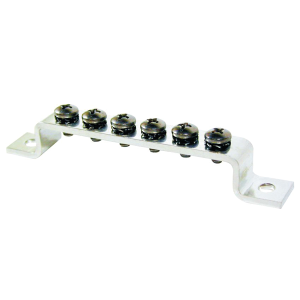 Blue Sea Busbar 6 Pos with Ground