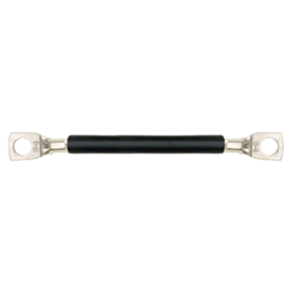 1852 Battery cable tinned black 25mm2 0.5m with cable lug