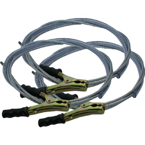 Lynafleder 4x3 mtr. wire plastbelagt 0,75 mtr. Sæt à 4 stk.