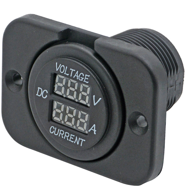 1852 panel with volt & ammeter 6-30 Vdc 0-10Amp