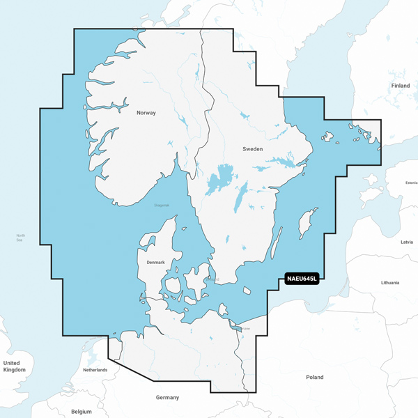 Navionics+ Large Denmark EU645L SD/MSD