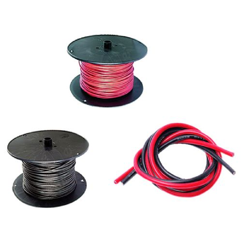 Monteringskabel fortinnet 4,0 mm² sort - pose 4 m