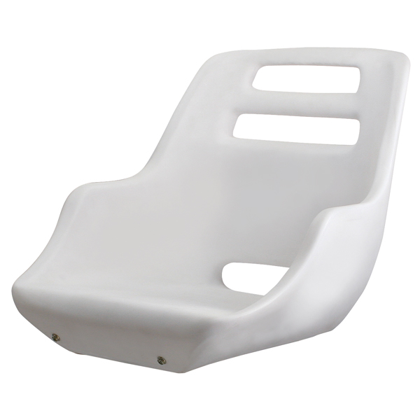 Atlantic Stuhl, Polyethylen weiß, B-49 x T-51 x H-43 cm