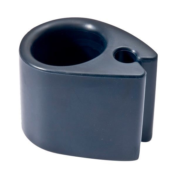Ozeanblauer Halter für verschiedene Dinge zum Aufstecken auf Halterungen mit ø22-26mm