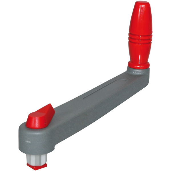 Plastic winch handle, floating 10"