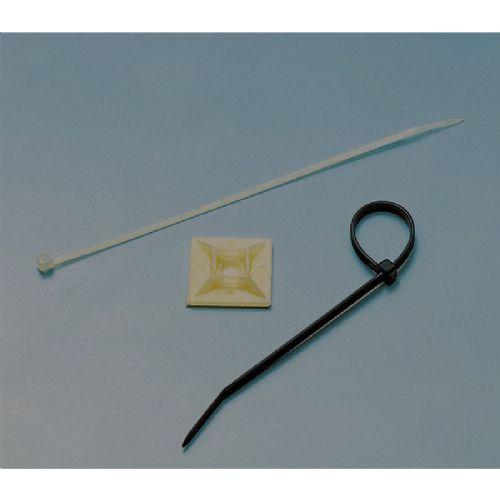 Kabelholder selvklæbende hvid