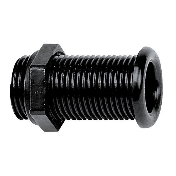 Bilgendurchführung schwarz, L-62mm Außen-ø: 39mm Innen-ø: 25mm