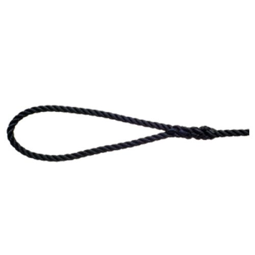 Rapallo 3-sl. Polyester m/øje 350 mm hvid 14 mm x 6 m 8355