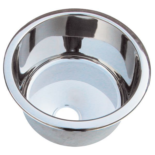 Sink stainless steel Ø26cm