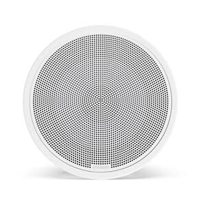 Fusion® FM seriens marinesubwoofere, 10" 400 W rund, hvid, planmonteret marinesubwoofer
