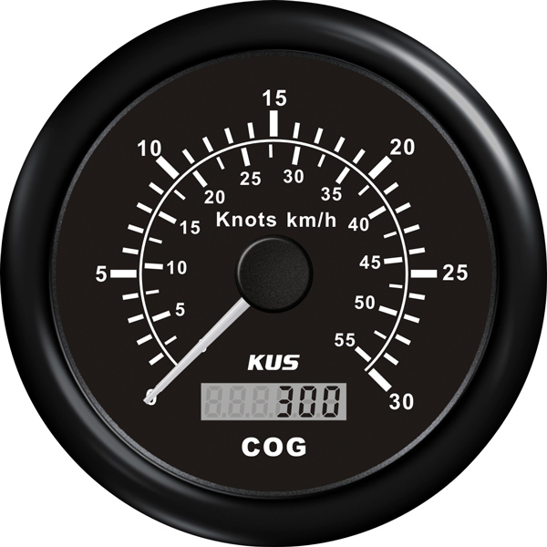 Kus GPS-Geschwindigkeitsregler 0-60, schwarz, 12/24 V, ø85