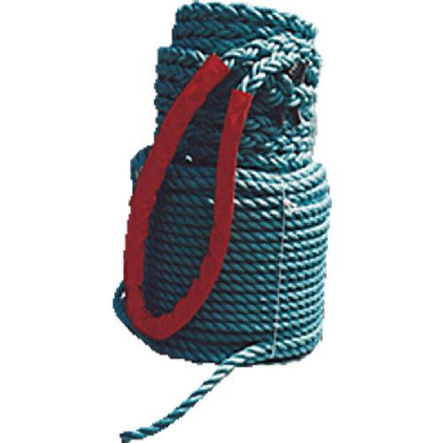 Seil quadratisch geflochten 48mm 27,5m mit beschichtetem Auge