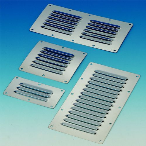 Lüftungsgitter Edelstahl einfach 232 x 118 mm *Verwenden Sie 20621410