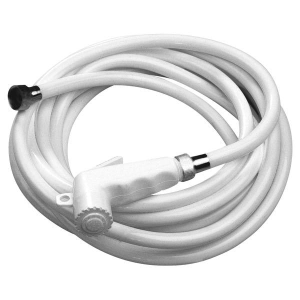 Schlauch weiß 3m mit Duschkopf für 1091520 Cockpitdusche