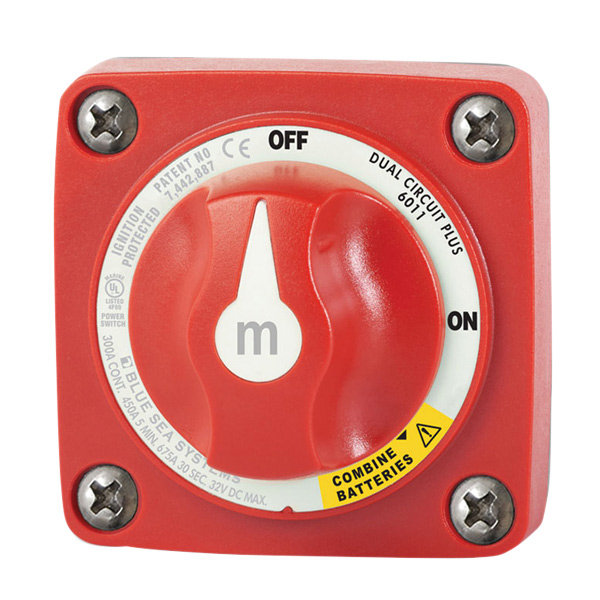 Blue Sea Battery switch Mini Dual Plus, 300A