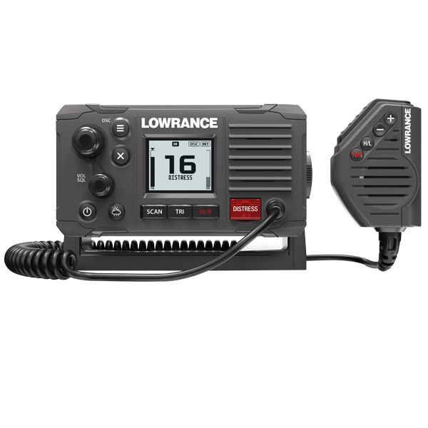 Lowrance Link-6S UKW-Funkgerät mit GPS, schwarz