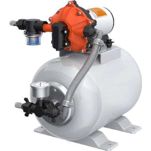 Seaflo Pressurized water system w/8.0 ltr accumulator tank