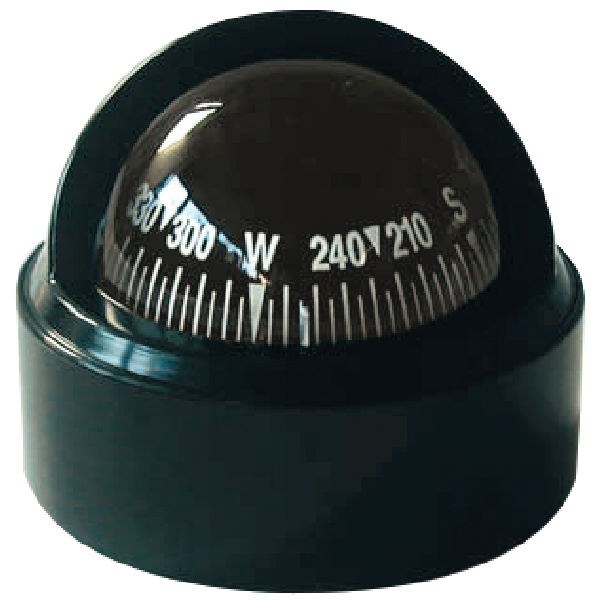 Riviera Kompass STELLA BS1 65mm - schwarz mit schwarzer Rose