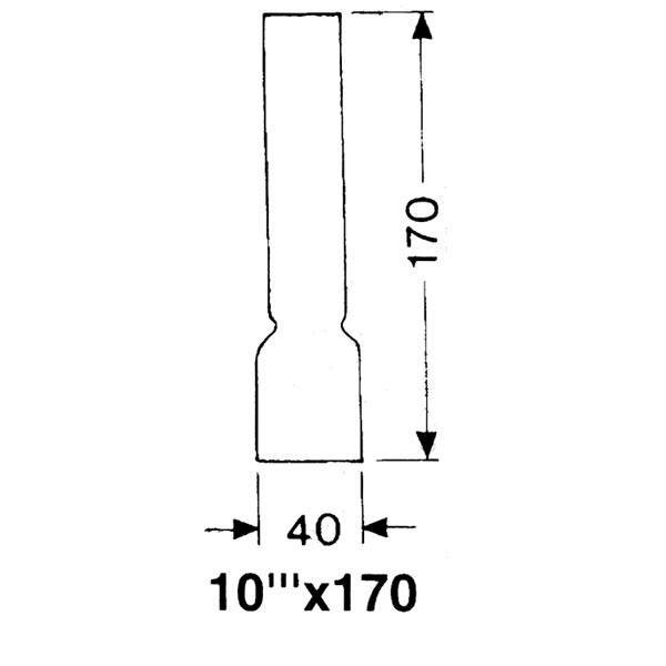 DHR Lamp Glass 10 x 170mm