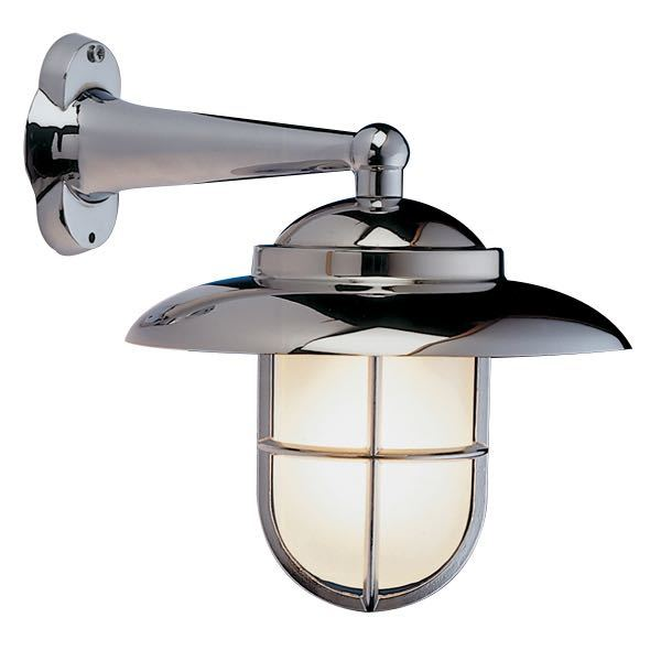 Wall lamp with grille/shade, black