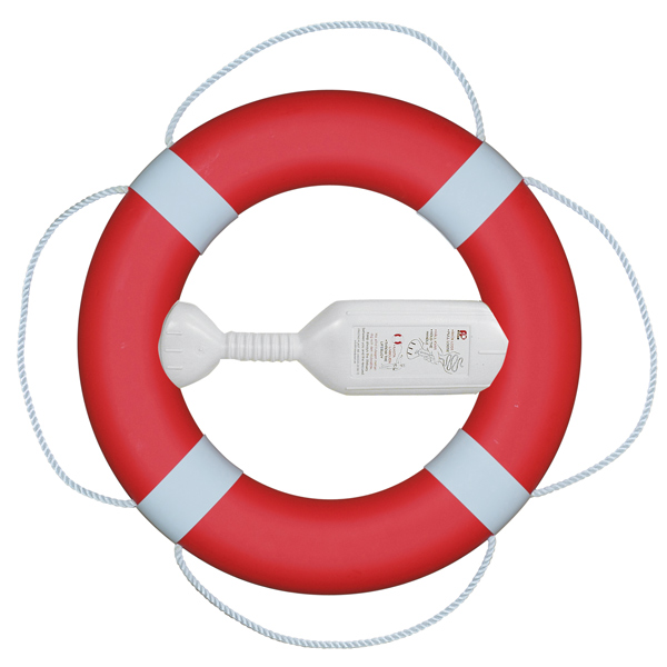 Lifebuoy red with white FP380 without throwing line
