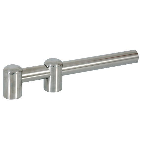 Handrail holder RF steel Ø25mm - open
