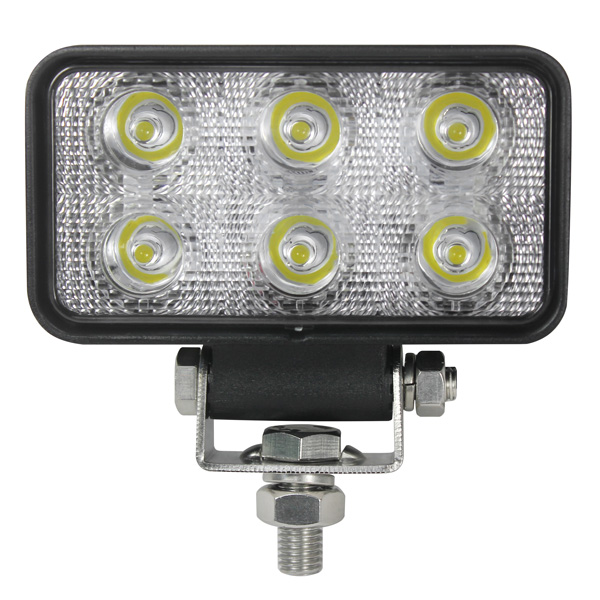 1852 deck light 10-30Vdc, 9W Osram LED, Spot 753lm, 112x62x38mm