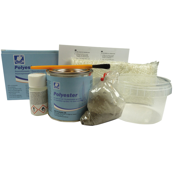 BHP Repair Kit Polyester Fiberglass 0.4 L
