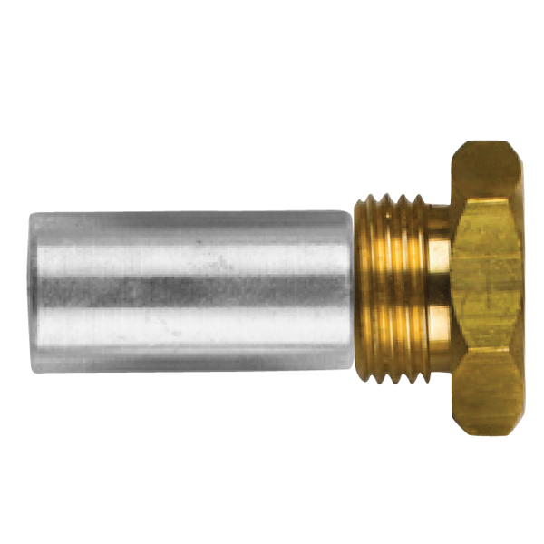 Tecnoseal Lombardini motor zinc complete zinc:15x30 nut: 18