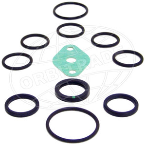 Orbitrade gasket set for water pipes on Volvo Penta D40