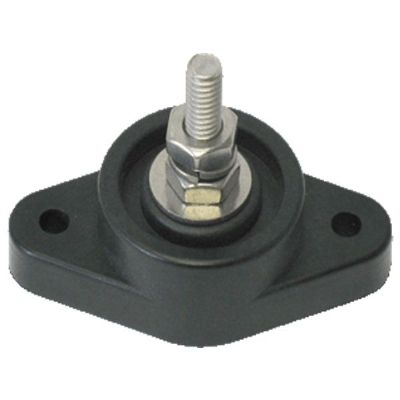 Terminal collector single black 240 Amp Ø 10.0 mm Large base