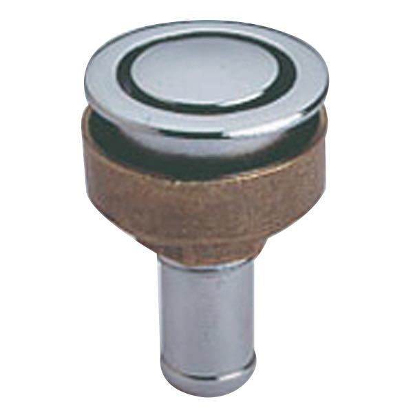 Tank vent flat chrome plated 16mm