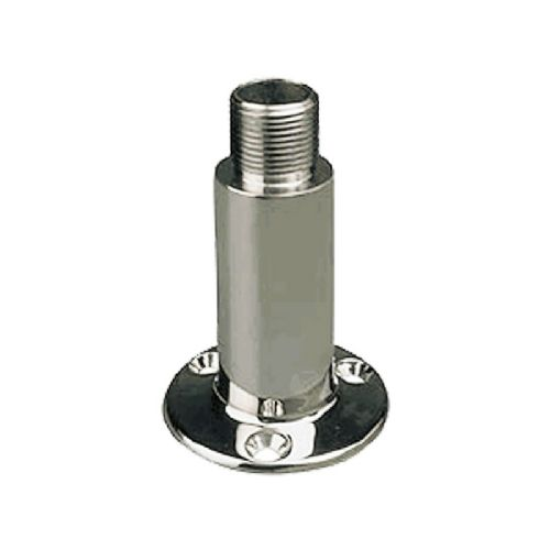 Antenna bracket stainless for deck mounting Base:73 mm H:102 mm