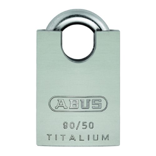 Abus 90rk/50 Marine- 50mm titalium Med Bøjlebeskytter