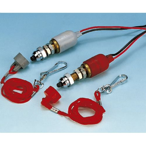 Safety switch "Deadman's button" with cap