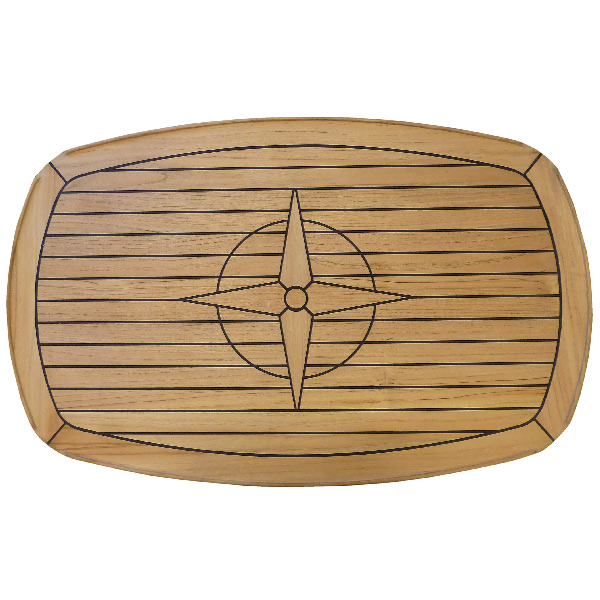 Teak table top 60 x 95 cm