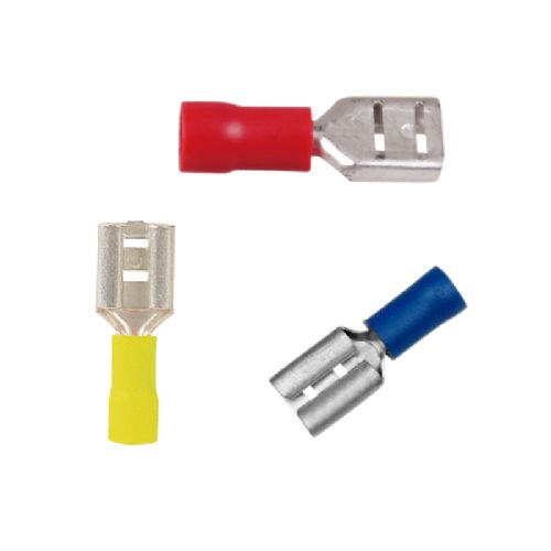 Flat connector Female Yellow 4.0-6.0 mm² 6.3 x 0.8 10 pcs..