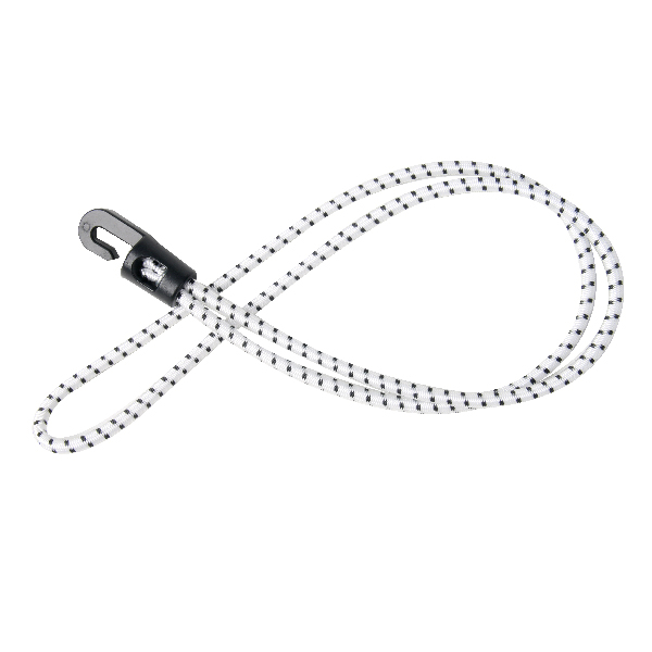 1852 Elastic with hook Ø4mm white 30cm bag of 5pcs