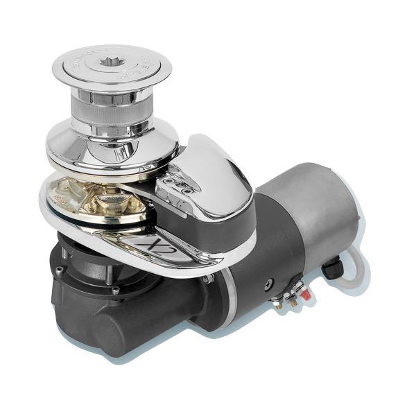 Lofrans Windlass X2 Aluminium 12V 1000W hohe 10mm Kette ISO4565