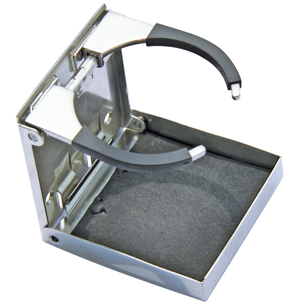 Verstellbarer Getränkehalter aus AISI 304 RF-Stahl 10 x 2 x 10 cm