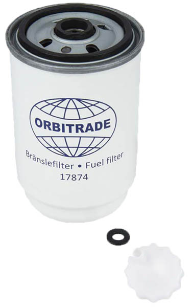 Orbitrade Fuel Filter for Volvo Penta D6, D7, D22, D40-D44, D300 (with drain)
