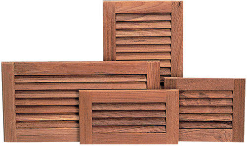 Roca Lüftungsgitter Teak 13x26cm
