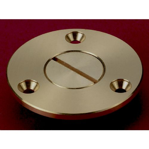 Ablassschraube Messing Loch 23 mm / Flansch 45 mm