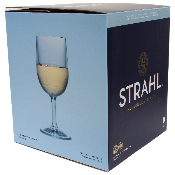 Strahl Wine Glass Polycarbonate 245 ml. 4pcs in gift box