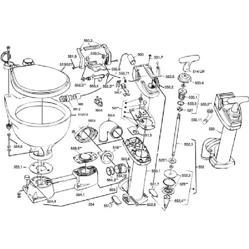 RM69 Sealock valve control camshaft #550.4