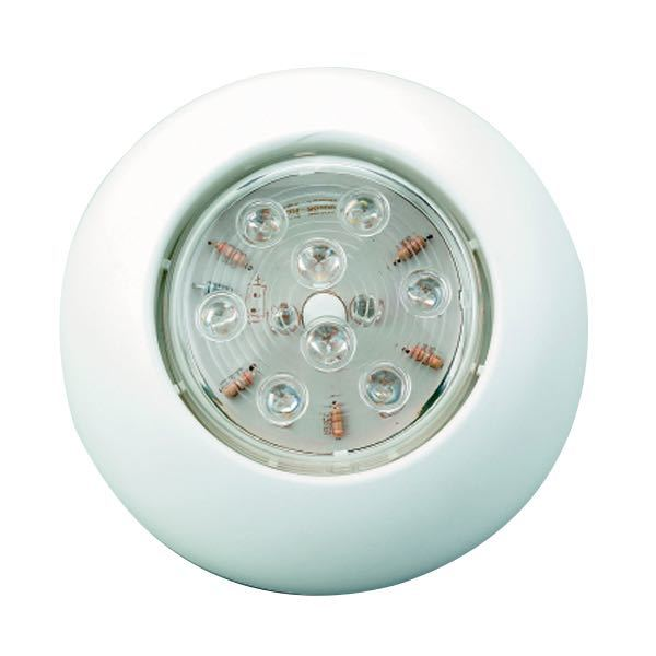 Led-Lampe mit Druckknopf 12V - weißes Licht