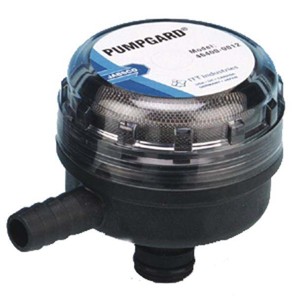 Jabsco Pumpgard-Filter 90 g, Eingang 1/2" GEV, Ausgang Quick C. männlich
