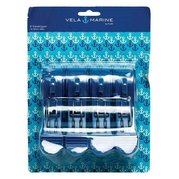 1852 Clamp 32mm 4pcs blue