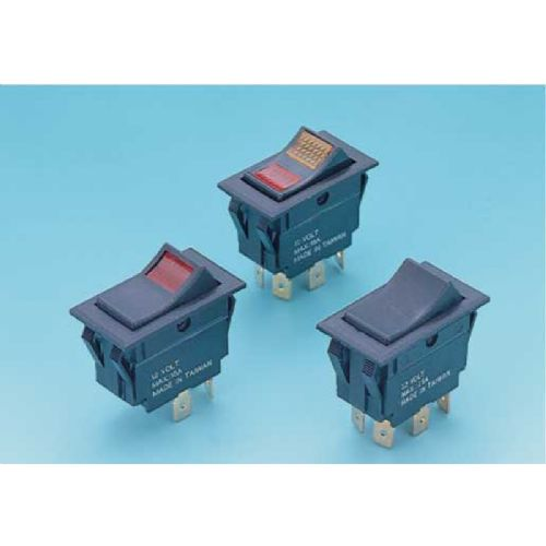 Kipkontakt m/lys Mom. On/Off/Mom. On