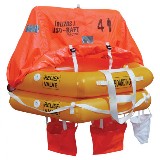 Lalizas Racing ISO 9650-1 Floß im Container 6 Personen, 32kg
